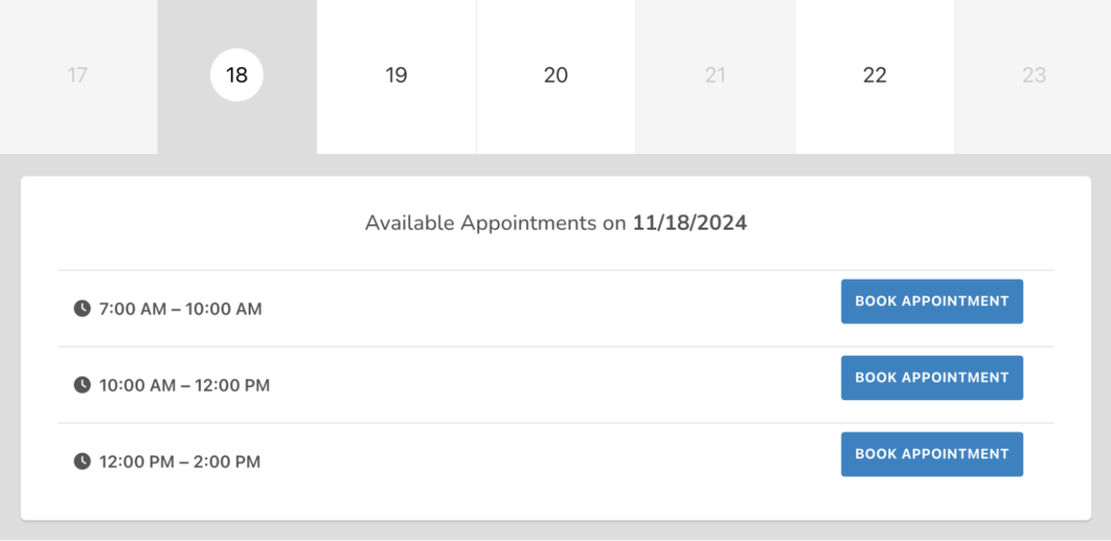 Laundry Pickup and Delivery Service - scheduling pickup