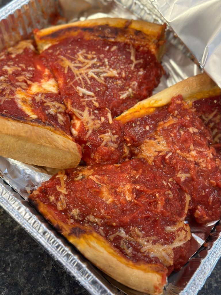 Postpartum Freezer Meal Prep - Ready to Freeze Deep Dish Pizza