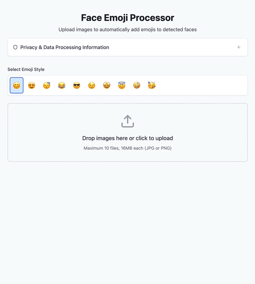 AI Coding Apps - Face Detector Emoji App